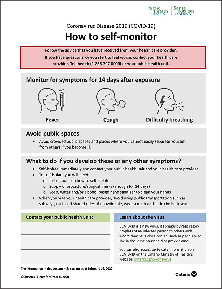Self Monitoring Tool