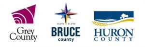 Bruce County, Grey County, and Huron County Logos