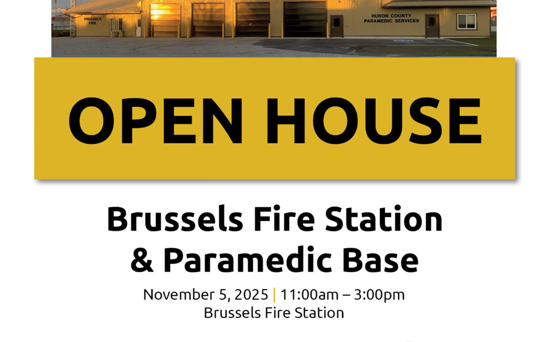 Community invited to Open House at newly renovated Brussels Fire Hall and Paramedic Base