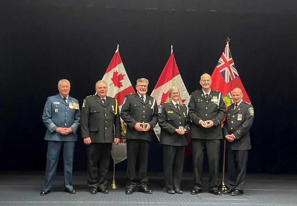 Huron County Paramedics Recognized with Emergency Medical Services Exemplary Service Medal Bars