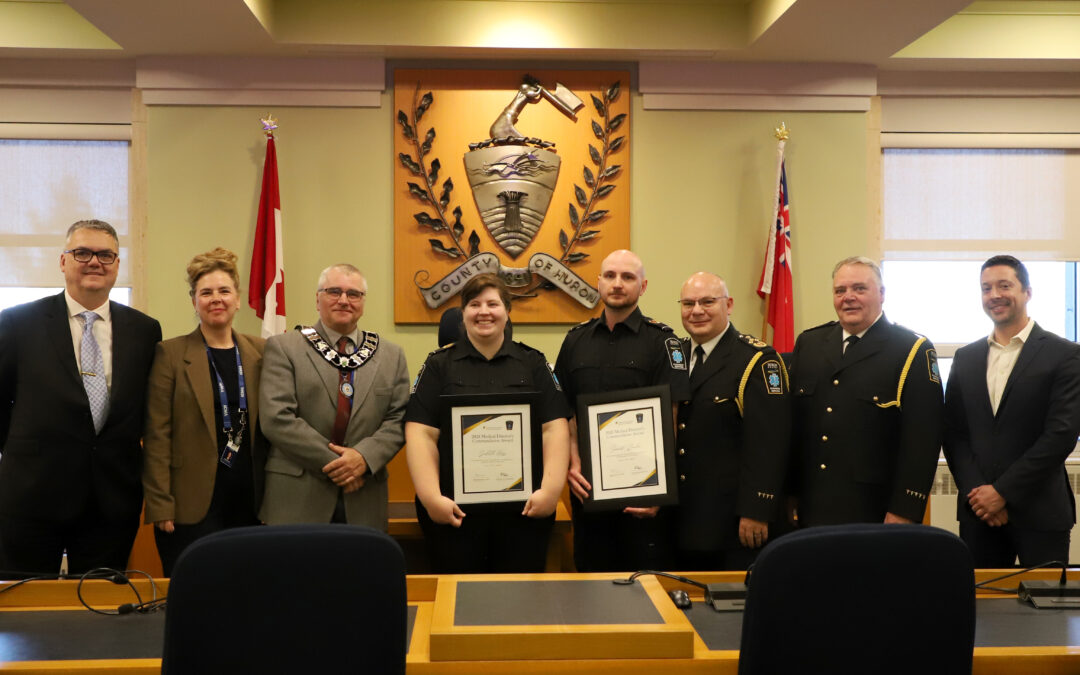 Huron County Paramedics Receive 2025 Medical Director’s Commendation Award