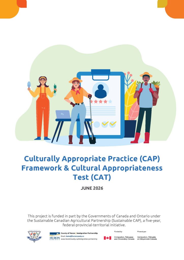 Cover page of the CAP and CAT document
